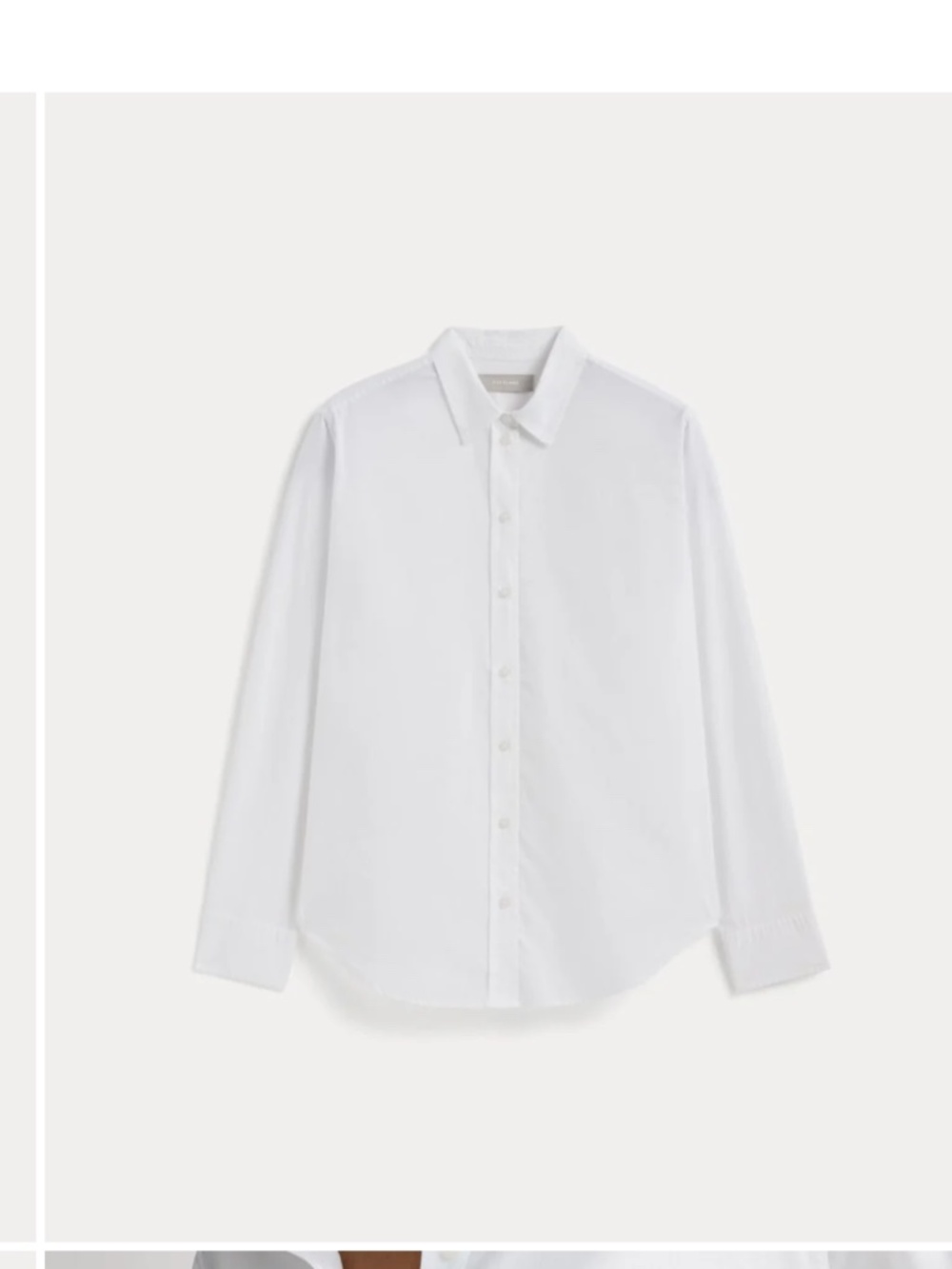 Everlane Classic Oxford Cotton Shirt Size 4 Wardrobe Stap;e